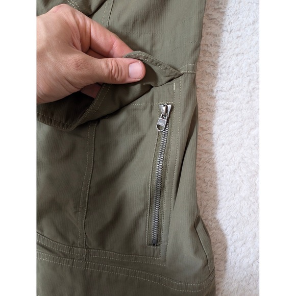 Kuhl Utility Rekon Jacket Womens Sm Green Stretch Stowaway Hood L/S Outdoor Coat - Picture 7 of 15